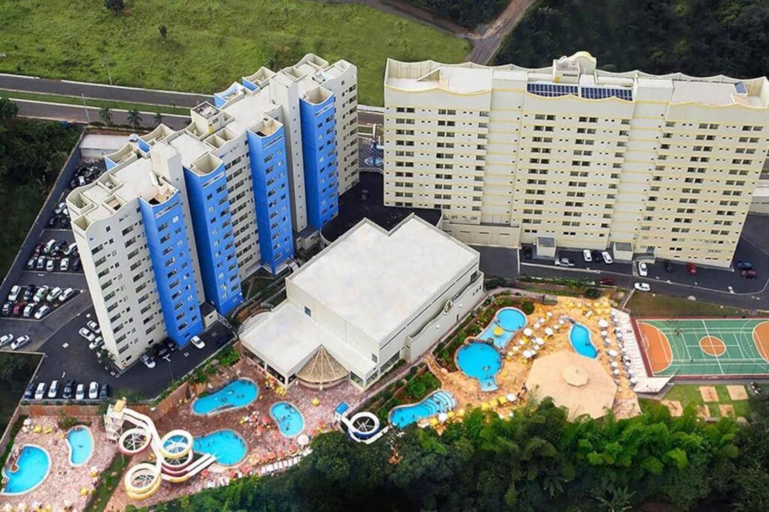 Caldas Novas, Golden Dolphin Grand Hotel, Quarto Sala Cozinha Aconchegante, Ap 361 מראה חיצוני תמונה