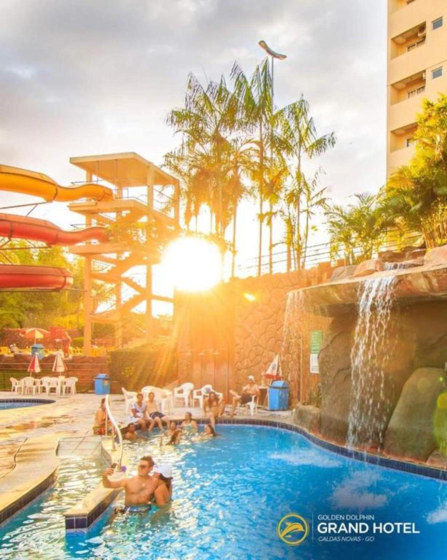 Caldas Novas, Golden Dolphin Grand Hotel, Quarto Sala Cozinha Aconchegante, Ap 361 מראה חיצוני תמונה